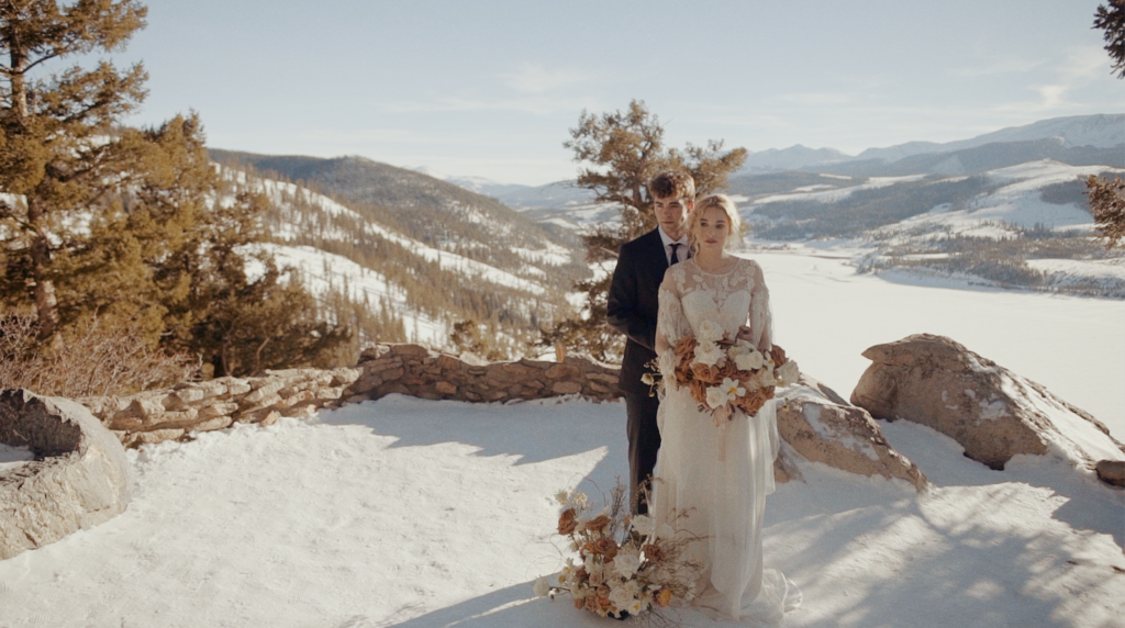 Man and Woman Pose for Photo